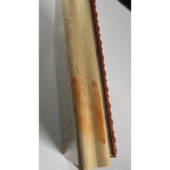 Stampin Up! Stipple Plaid 2001 Large Wood Mount Block Stamp Used Once - Picture 7 of 10